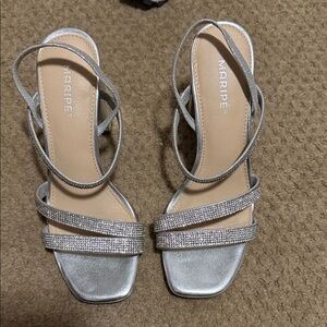Maripe Women's Sandals in Shimmering Silver